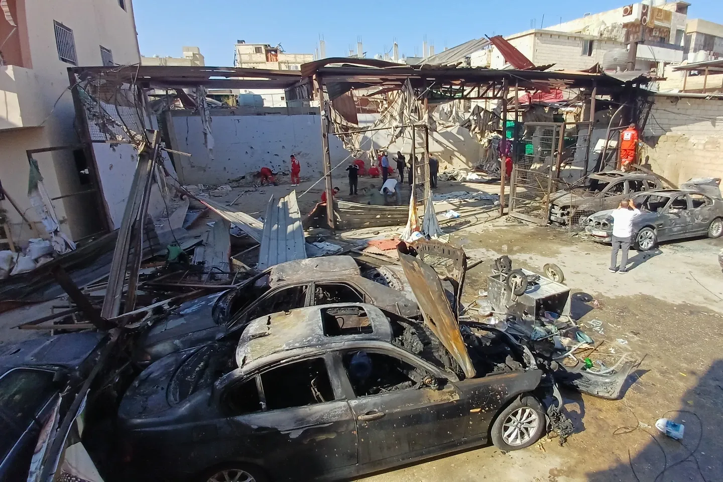 Israeli airstrike kills 1 and wounds 11 including students in southern Lebanon