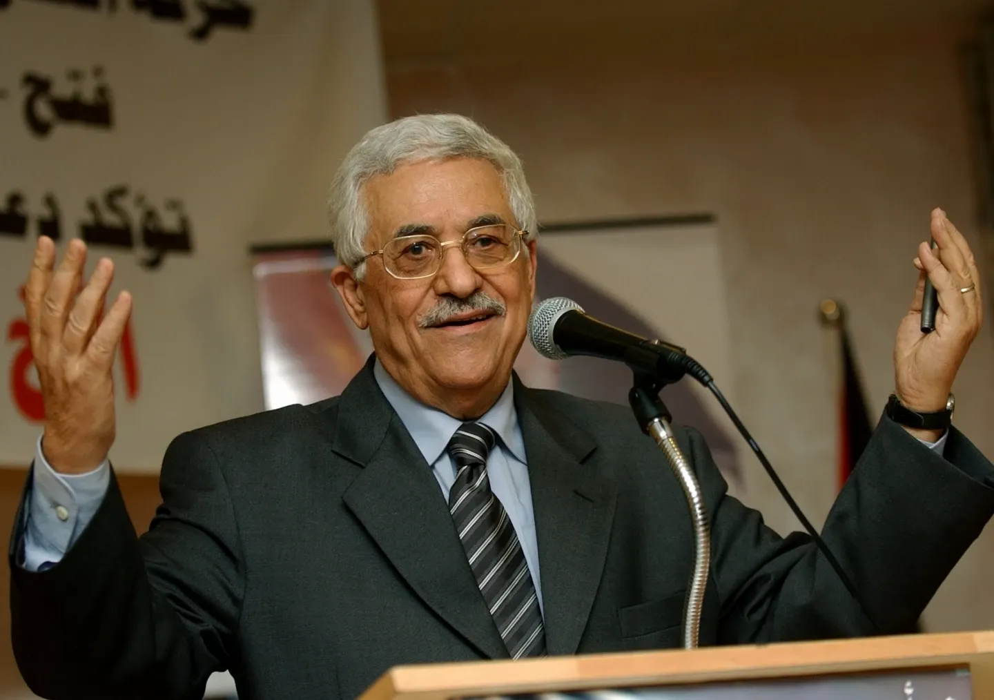 The unpopular and politically weak 90-year-old Palestinian leader struggles for a role in Gaza