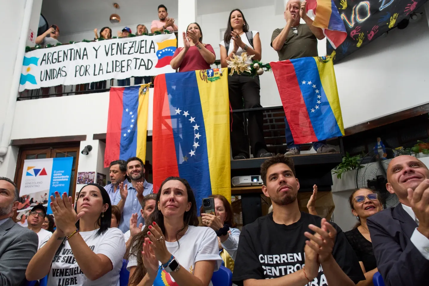 Venezuelans have mixed reactions to Nobel laureate Machado traveling abroad