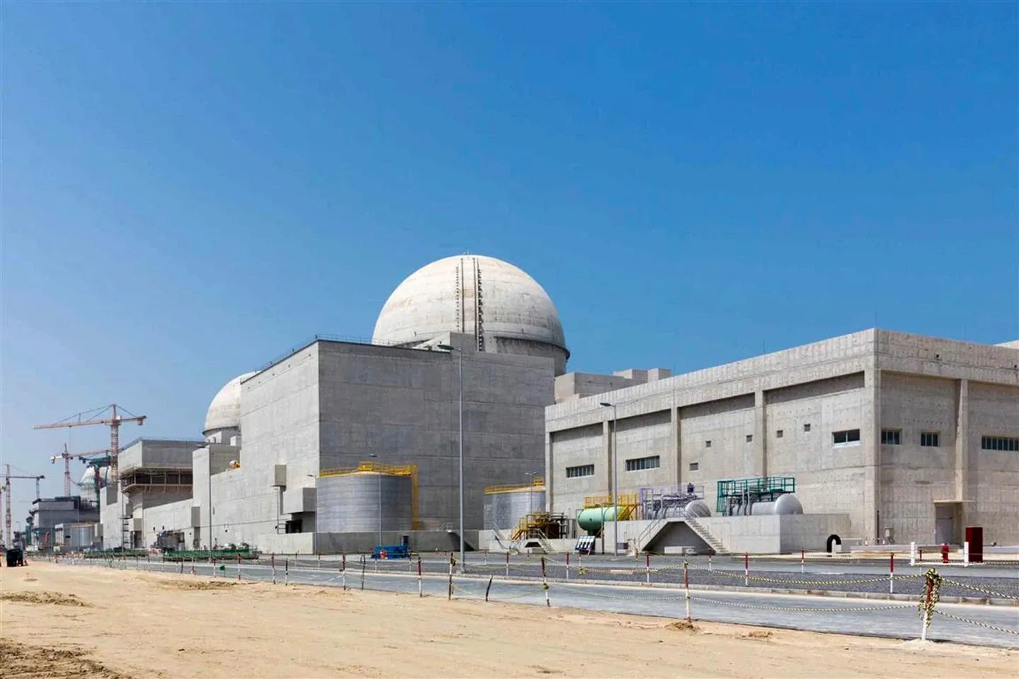 Drone strike sparks fire on the edge of the UAE’s nuclear power plant in latest blow to Iran truce