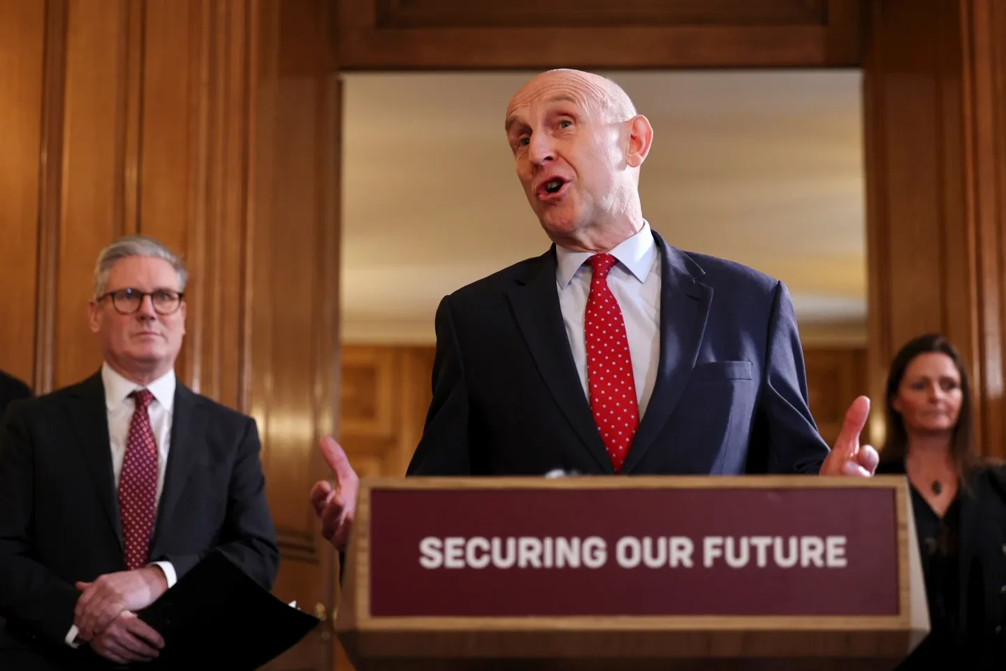 UK defense secretary resigns, saying the government isn’t willing to spend enough on the military
