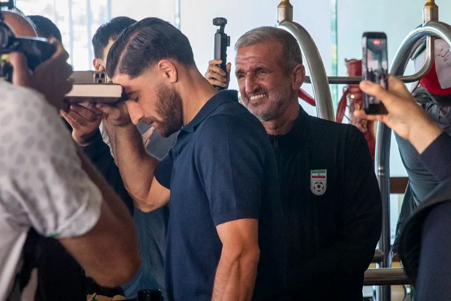 Come inside Iran’s World Cup hotel in Tijuana, Mexico, where fans turn out to cheer