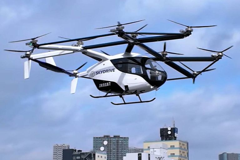 В Японии испытали первое летающее беспилотное такси