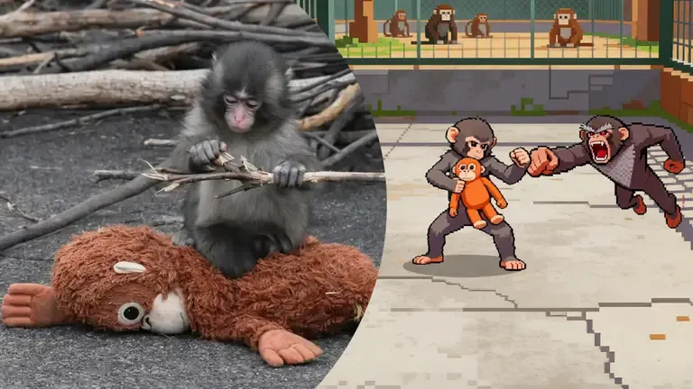 Обезьяна Панч стал героем видеоигры