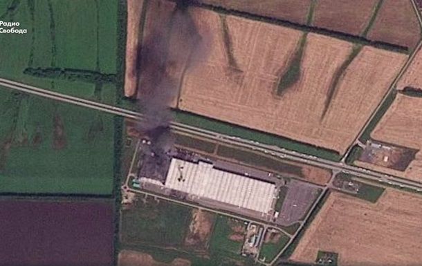 Обнаружены спутниковые кадры пожара на складе WB в Башкортостане