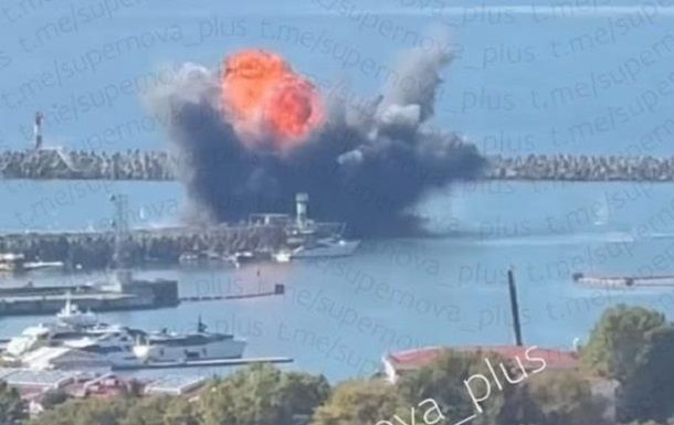Атака беспилотников на морской порт в Сочи 3 сентября
