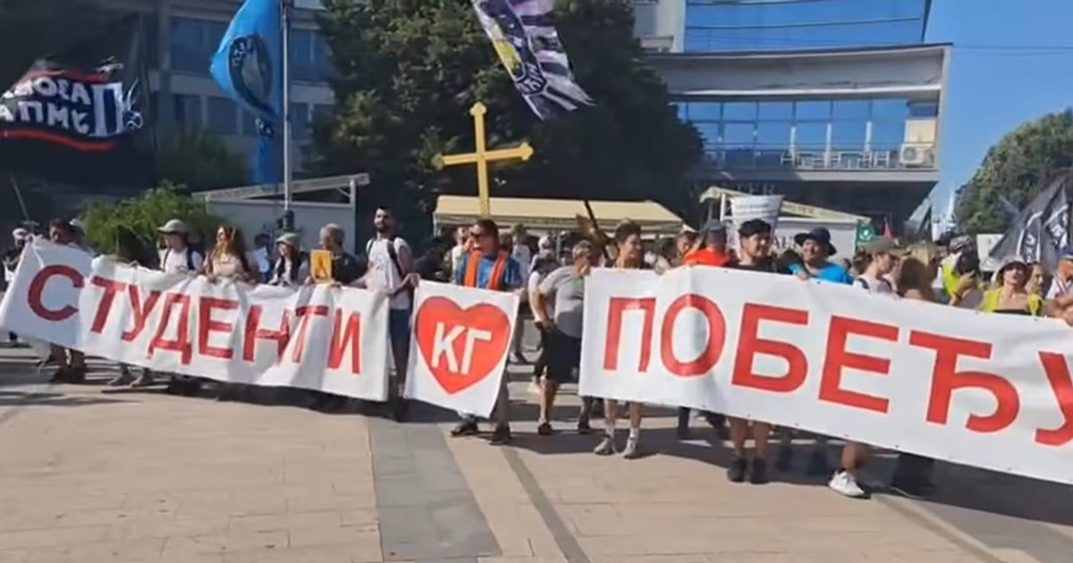 Desno lice studentskog pokreta: 'Kosovskim zavjetom' protiv vlasti u Srbiji