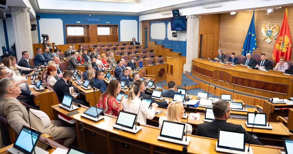 Skupština danas nastavlja zasjedanje: Na dnevnom redu izmjene dva zakona