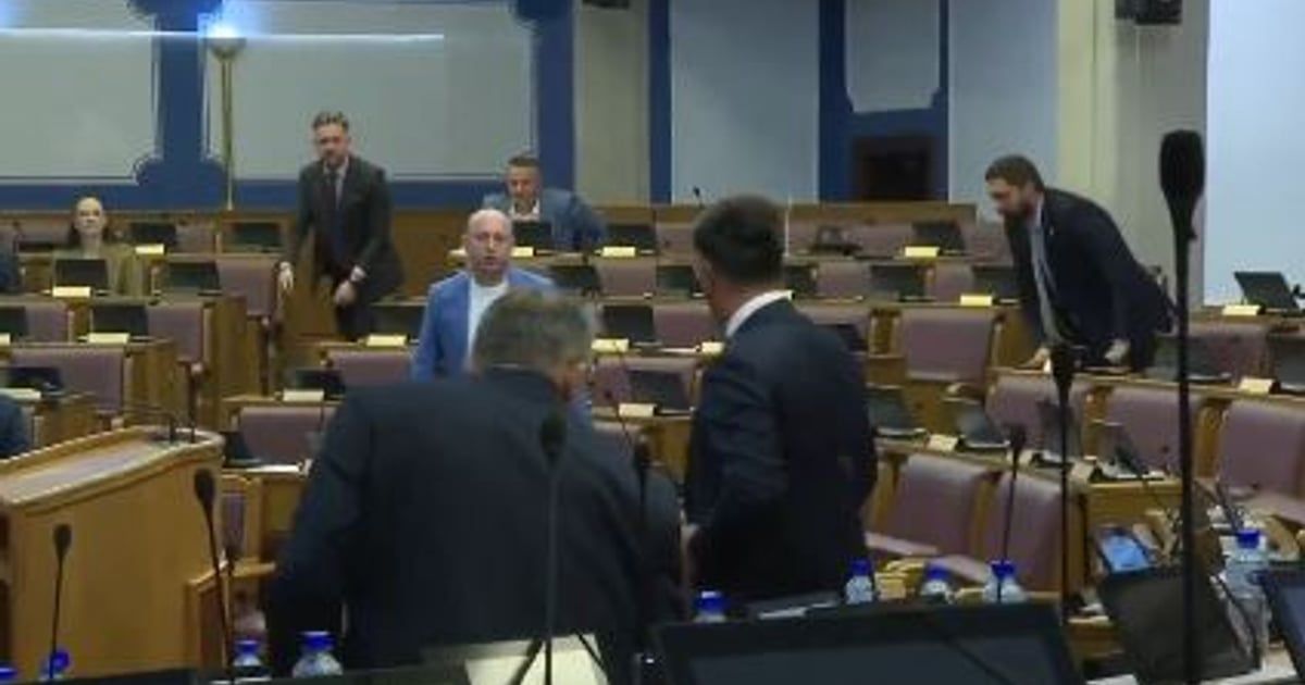 VIDEO Pogledajte zalijetanja Šaranovića na Kneževića nakon prekida prenosa