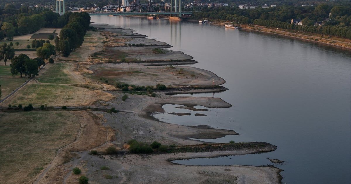 Vodostaj Rajne blizu rekordno niskih vrijednosti, teretni brodovi i dalje plove