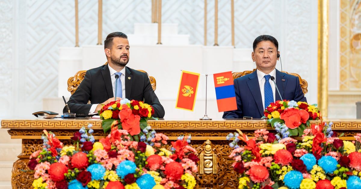 Milatović sa mongolskim kolegom: Istorija posjeta otvara novo poglavlje odnosa dviju zemal