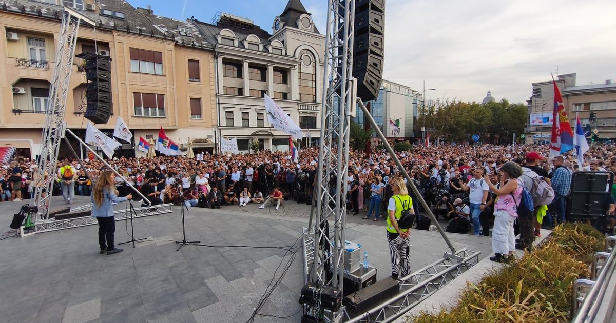 Završen prvi predizborni skup studenata u Novom Sadu: Predstavljeno još sedam kandidata sa