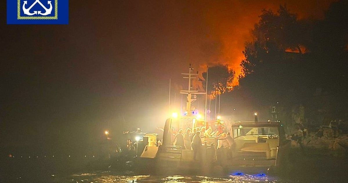 Požar na Braču i dalje aktivan, Milna odbranjena: Evakuisano gotovo 700 ljudi