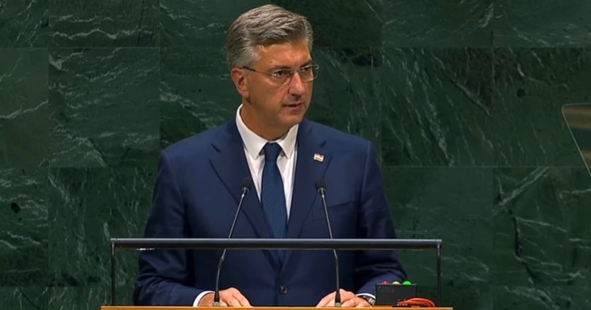 Plenković u UN kritikovao Srbiju: Mladića sahranjivali uz počasti, misle li da su to vrije