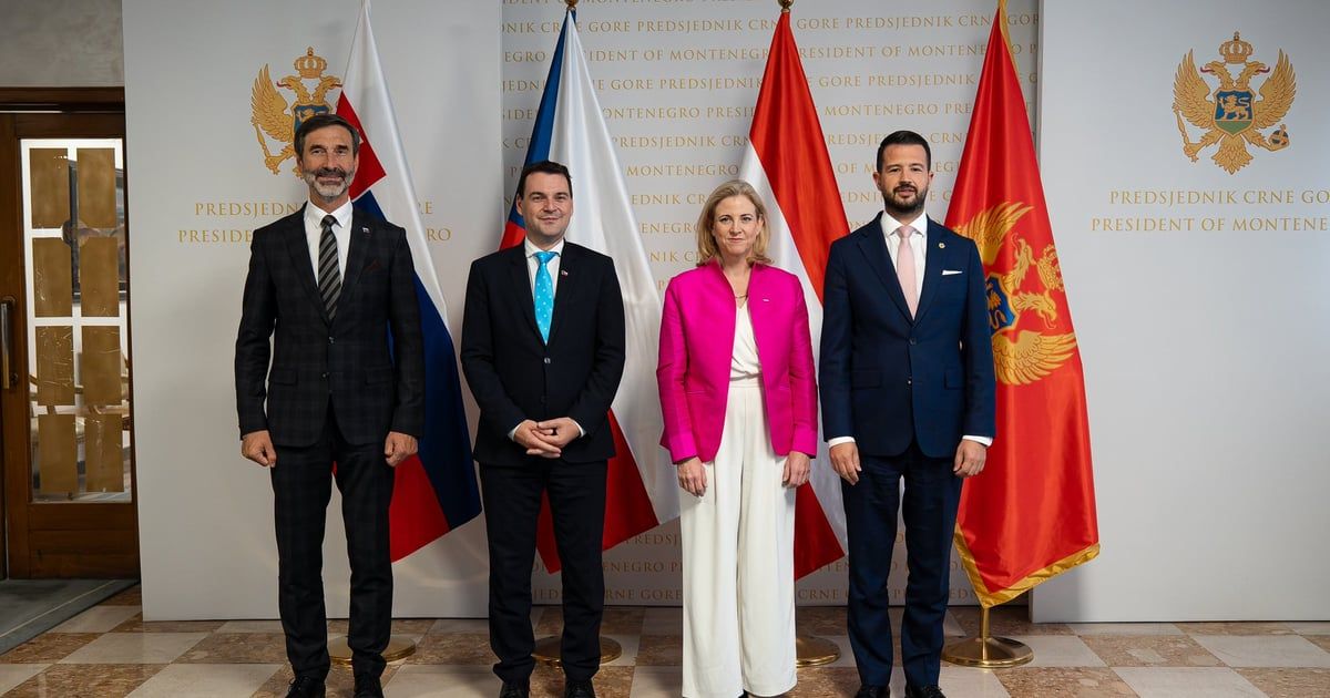 Milatović sa ministrima Austrije, Češke i Slovačke: Crna Gora cilja članstvo u EU do 2028.