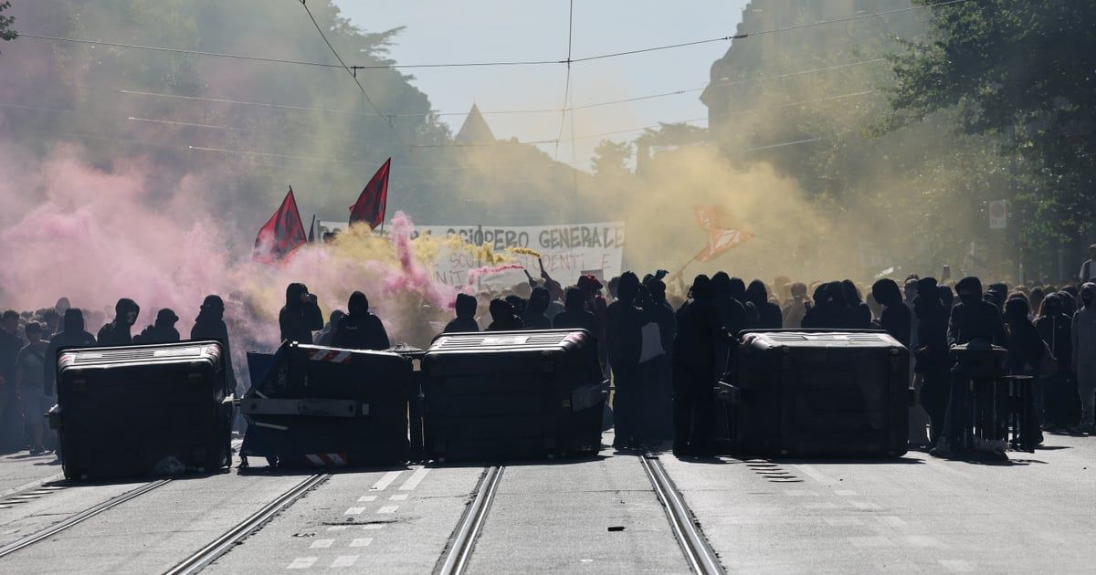 VIDEO Haos na protestima protiv Meloni širom Italije