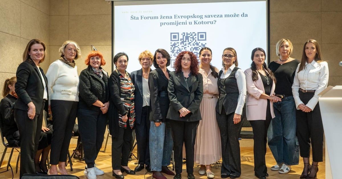 U Kotoru osnovan Forum žena Evropskog saveza, Tanja Popović